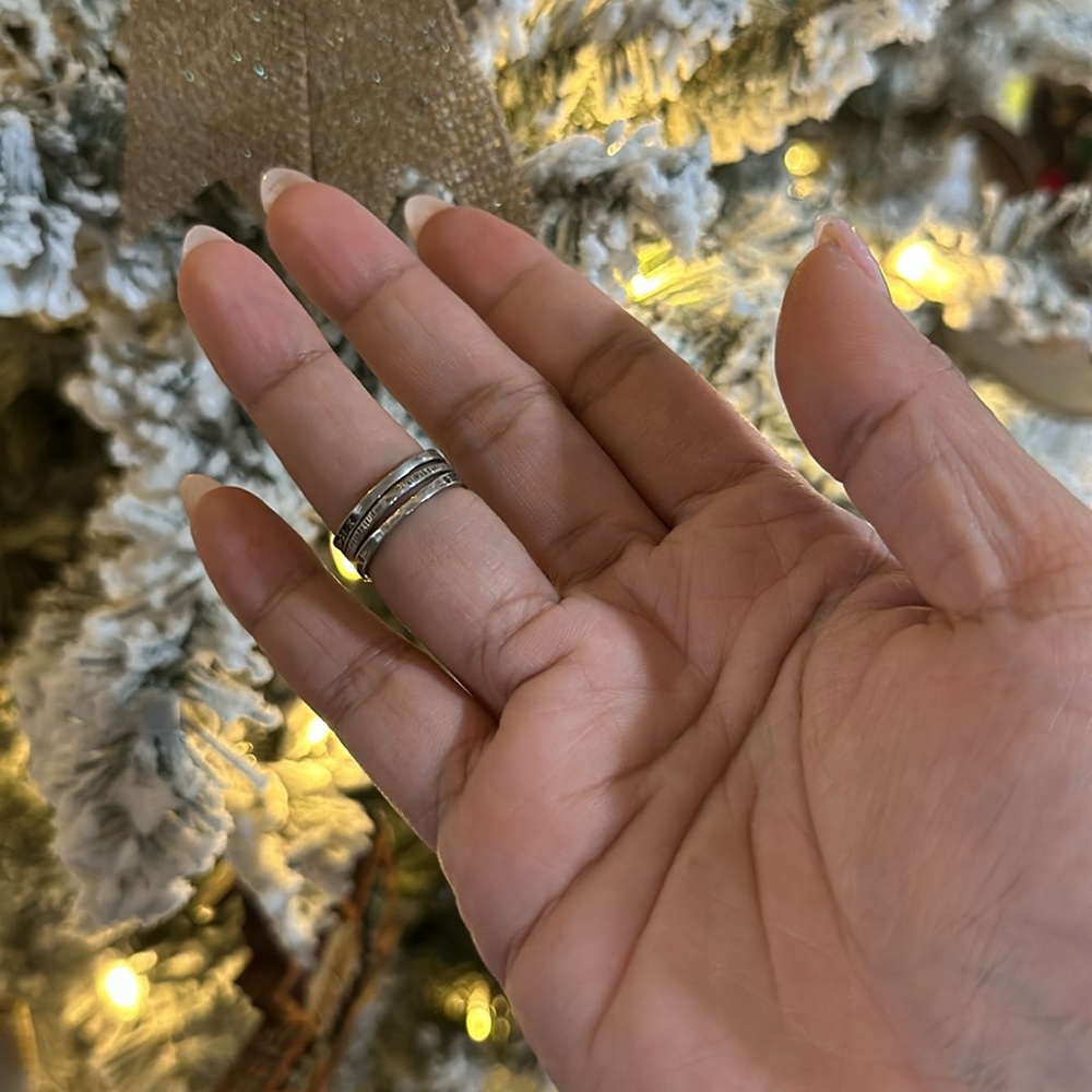 3 Stack Set, Sterling Silver Rings - image 2